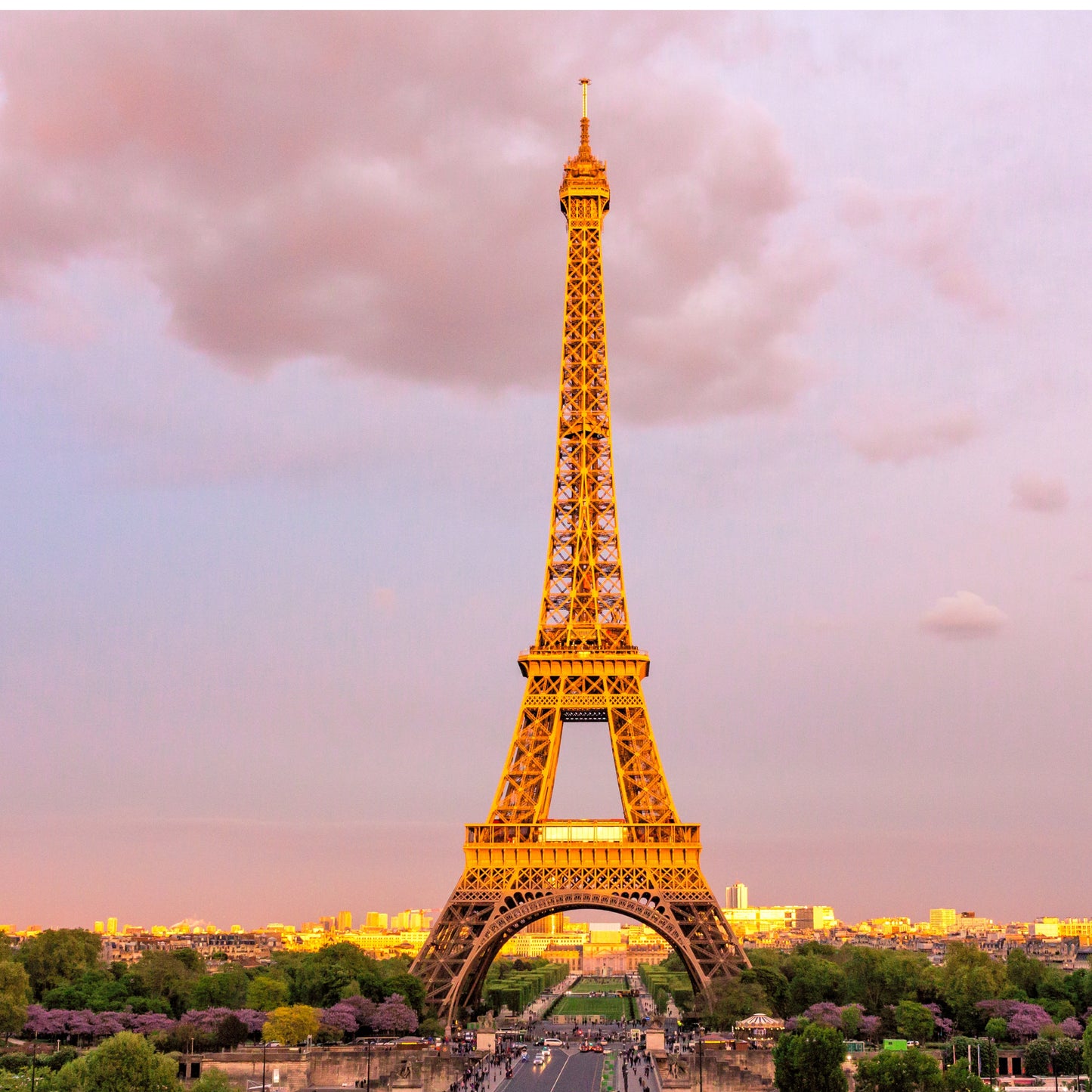 Eiffel Tower Puzzle (laser crafted in Basswood)