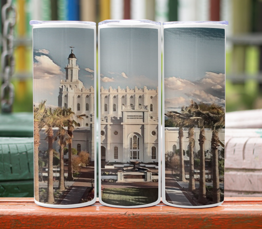 Discover the Perfect LDS Temple Tumblers! in Watercolor designs