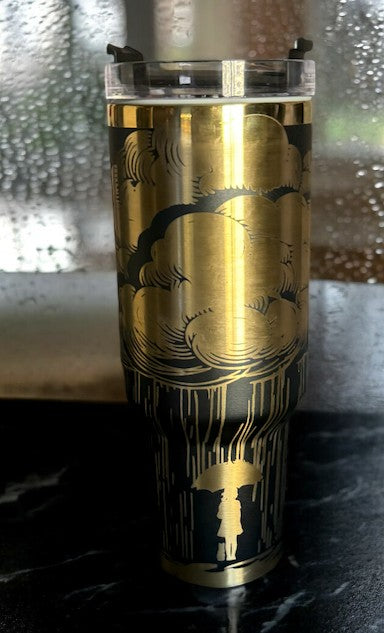 Spotlight 40oz Tumbler (Rain Girl)